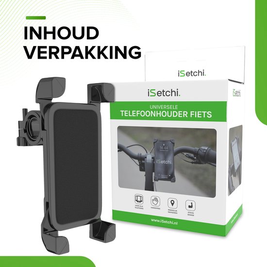 iSetchi Handyhalterung - Fahrrad & Roller - Anti-Schock