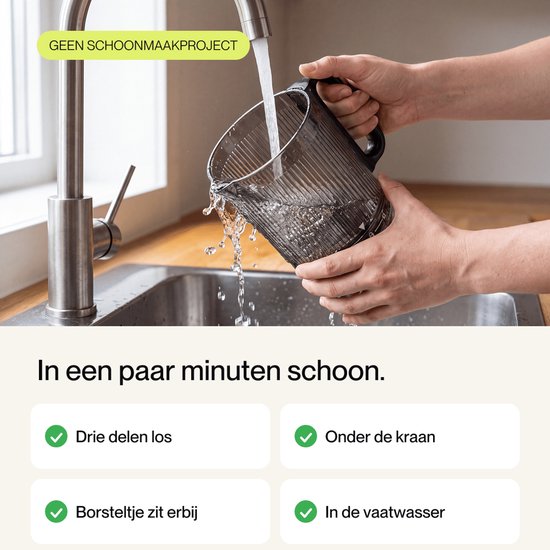 Safecourt Kitchen Slow Juicer XXL – leistungsstarker Motor [Vorschneider & Kaltpress-Technologie] – einfache Reinigung – BPA-frei – Entsafter, schwarz
