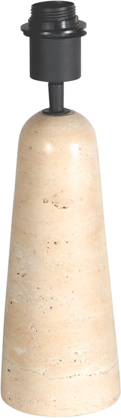 Anne Lighting - Tischleuchte - Travino - Creme - Stein - Ø 10cm - E27 - 4401CR
