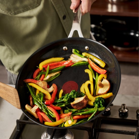 Jamie Oliver by Tefal Classic Cook Ceramic Keramik-Pfanne Ø 28 cm – PFAS-frei + 1 Pfannenschutz