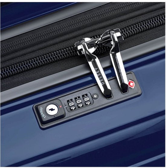 DELSEY PARIS Shadow 5.0 4DR Trolley mit Erweiterungsmöglichkeit 75 Marineblau Dunkelblau