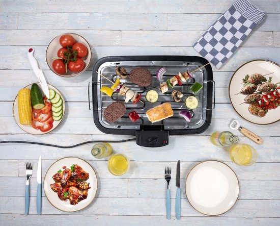 alpina BBQ – Elektrisch – 2-in-1 – Für drinnen und draußen – 2000 W