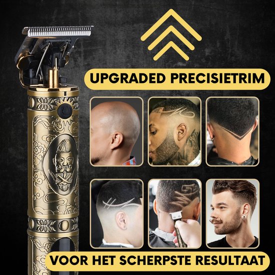 Sansbeauté® - Buddha Trimmer - Professionelle kabellose T-Klingen-Haarschneidemaschine - Bartschneider - Haarschneider Herrenkopfhaar - Cheveux Haar - Haartrimmer - Friseur Haar Maschine - Haarschneider - Barbier Haarschneider - Friseurset