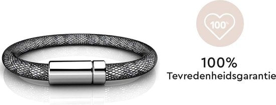 Yolora Damen Mesh Armband - Kalpa Camaka Kristalle - Damenarmband Schwarz - Schmuck - Luxus-Geschenk-Box - Geschenk-Box - Exklusive Geschenk-Box - Schöne Geschenk-Box - Geschenk zum Muttertag