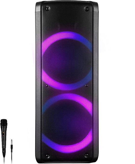 Denver Lautsprecher Party-Box - Disco Lights - Bluetooth - Schwarz
