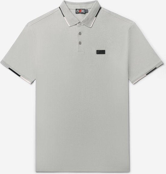 AB Lifestyle - Tri-colour Polo | Alloy - Herren - Größe: XS