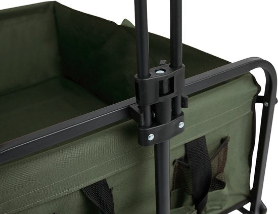 909 Bollerwagen für den Außenbereich - faltbar - maximale Tragfähigkeit 80 KG - 100x57x99cm - Grün