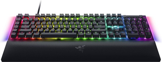 Razer BlackWidow V4 – Mechanische Gaming-Tastatur – Yellow Switch – RGB – 6 Makrotasten – QWERTY