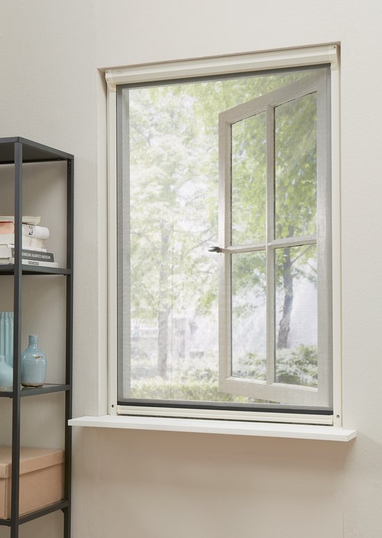 Bruynzeel Raamrolhor - S700 - Automatisch Rolsysteem - Geruisloos - 155x5x68cm - Wit