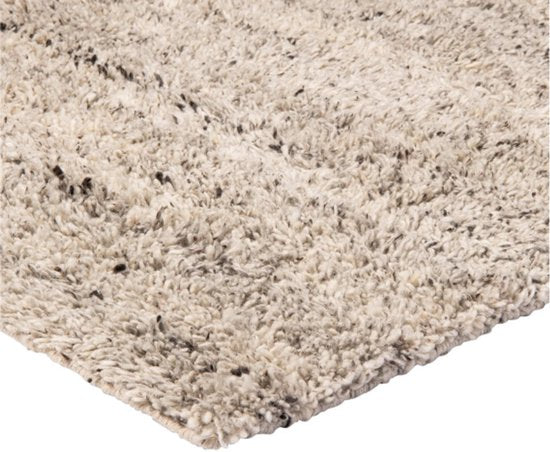 von fonQ Fluffy Teppich – Elfenbein – Rechteckig – 200 x 300 cm