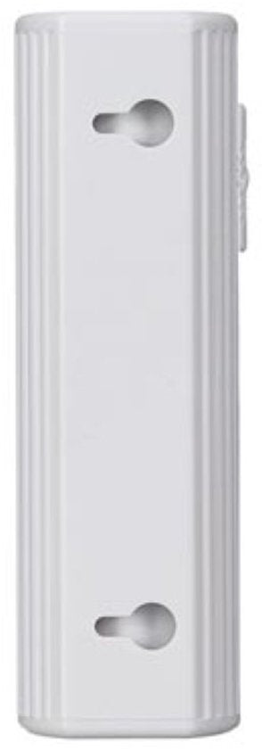 Perel Mini-Bewegungsmelder mit Alarm, PIR, 8 m Erfassungsreichweite, 60° Erfassungswinkel, IP20, für den Innenbereich, weiß