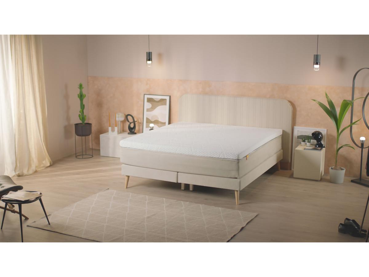 Emma AirGrid Topper – Atmungsaktiver Komfort – 180 x 210 cm – Weiß