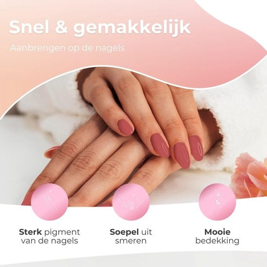 Moods Gellac 6-teiliges Set - Gel-Nagellack - 8ML - Love Story - Gellac - Nägel - Gel Polish Starter Pack - Chic Colours