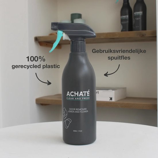 Achaté Geruchsentferner - Zitrone und Blumen - 500ml