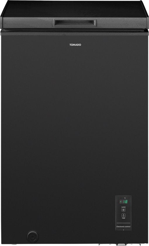 Tomado TCF0991B - Gefrierschrank - 99 Liter - Superfreeze - Digitaler Thermostat - Low Frost - Energielabel E - Schwarz