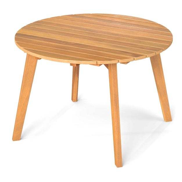 Coast Runder Beistelltisch aus Akazienholz – Ø 62 x 40 cm – Naturfarben