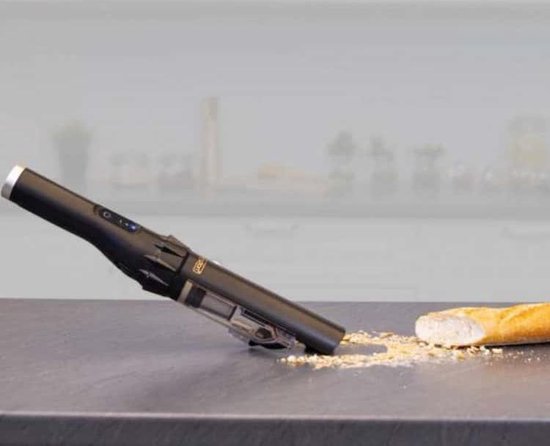 Livington Prime Everyday kabelloser Handstaubsauger ohne Beutel – Handstaubsauger mit einer Leistung von 90 Watt – inkl. 3 Aufsätze – schwarz