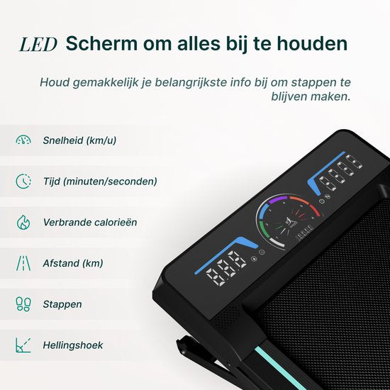 Dreaver Climb – 2-in-1-Laufband, zusammenklappbar, 6 km/h – inklusive App und Zubehör – Laufband – Treadmill – Walking-Band – Walking Pad – für zu Hause