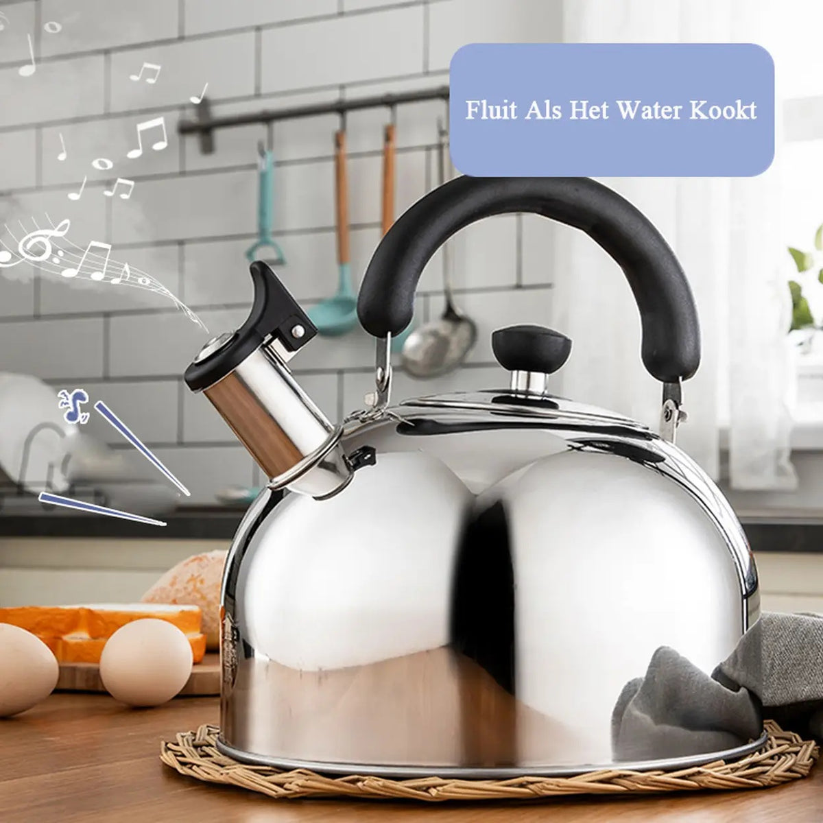 Maxcook MS004Y Wasserkocher – Edelstahl 304 – 4 l