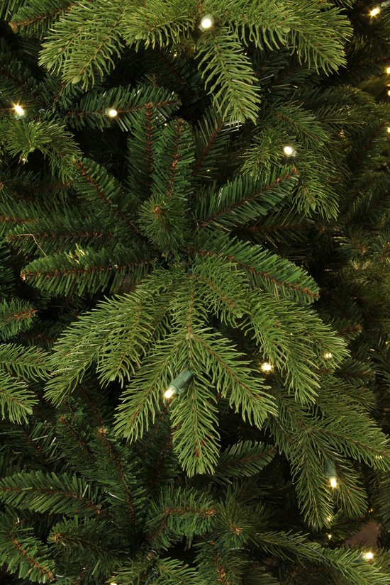 Black Box Trees Brampton Künstlicher Weihnachtsbaum mit LED-Lichtern - H215 x Ø142 cm - Grün