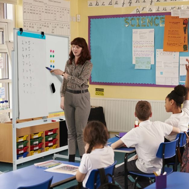 Magnetisches doppelseitiges Whiteboard mit Rollen für das Klassenzimmer, das Büro und zu Hause