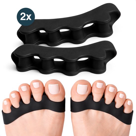 Alyze Toe Spread Silicon - 2 Stück - Hallux Valgus Corrector - Zehenschutz - Zehenspreizer - Zehenkorrektur - Hammer Toe Brace - Big Toe - Personal Care