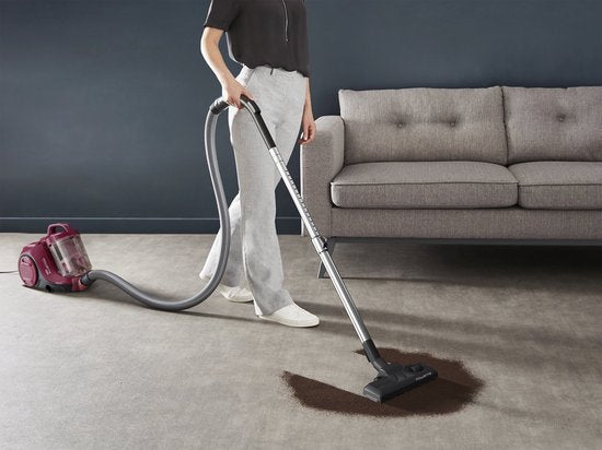 Rowenta Swift Power Cyclonic – Kompakter beutelloser Staubsauger – 900 W – Bordeauxrot
