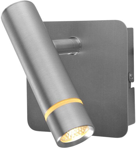 Wandleuchte Volari 4712ST – LED-Spot aus Stahl mit Lesekomfort, dreh- und neigbar, Steinhauer, modernes Design, 500 Lumen