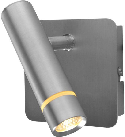 Wandleuchte Volari 4712ST – LED-Spot aus Stahl mit Lesekomfort, dreh- und neigbar, Steinhauer, modernes Design, 500 Lumen