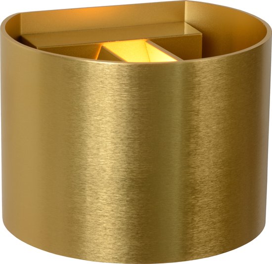 Lucide XIO – Wandleuchte – LED, dimmbar – G9 – 1 × 3,5 W, 2700 K – Einstellbarer Abstrahlwinkel – Mattgold / Messing