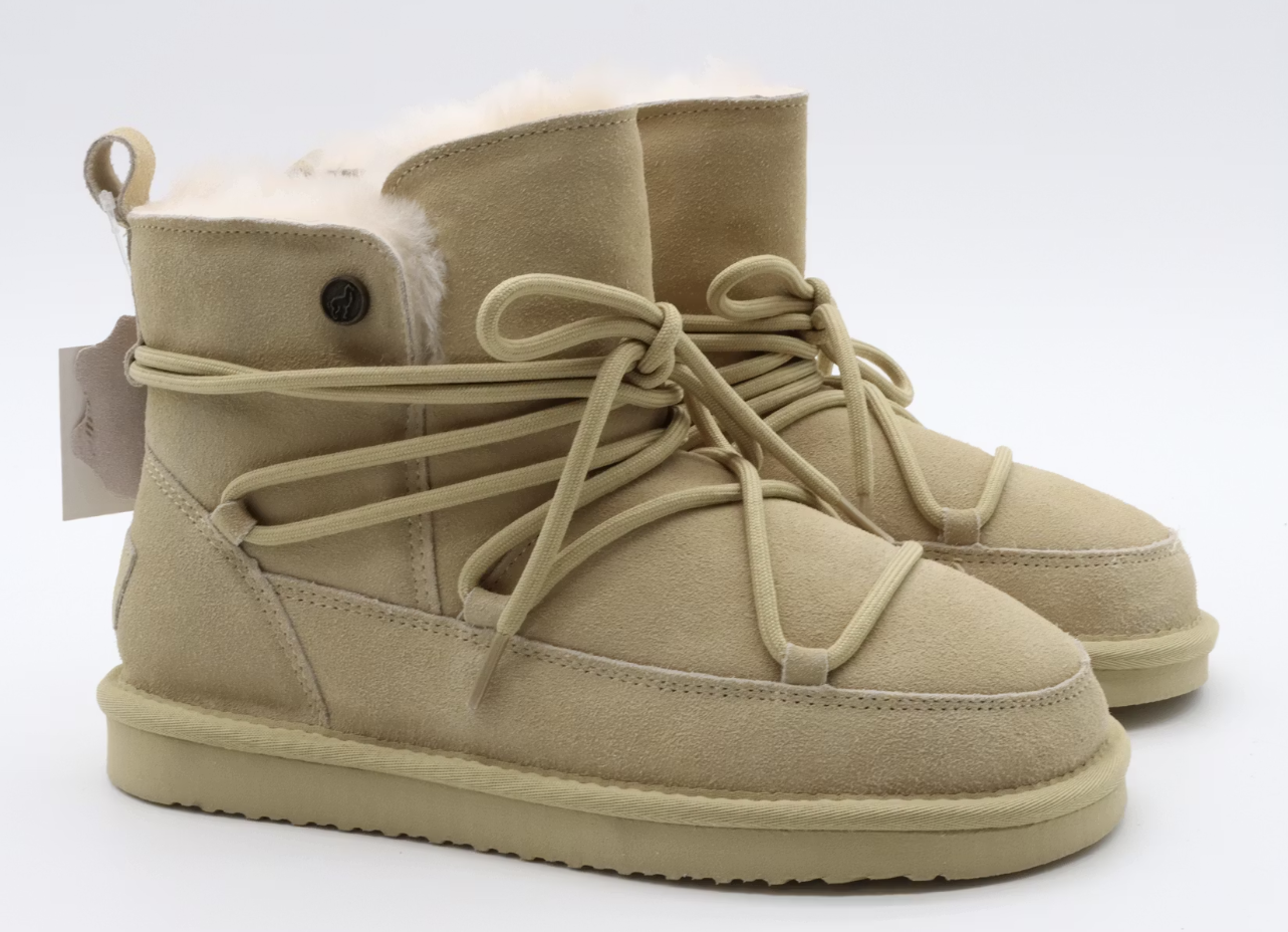 Alpakas Winterstiefel W66C0112B - Damen - Sand - Größe 37