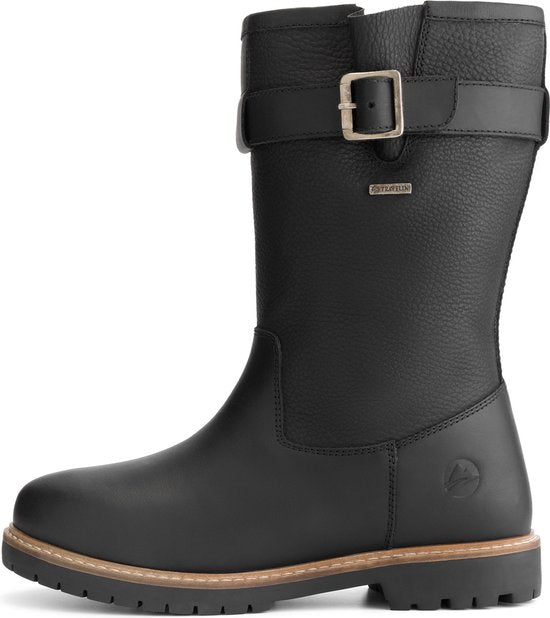 Travelin' Finnmark - Wasserdichter Damenstiefel - Wollgefüttert - Schwarz - Größe 40