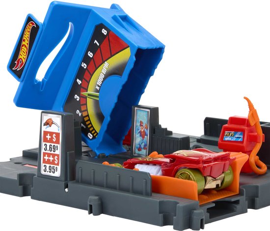 Hot Wheels City Explorer Tankstelle „Shift“ – Hot Wheels-Erweiterung – Hot Wheels-Bahnteile