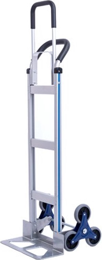 BRASQ Faltbarer Aluminium-Trolley - Kapazität 150 KG - Treppen-Trolley - Transportwagen - Trolley