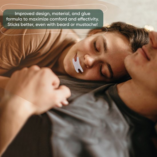 Resty H-Shape Mundklebeband – Schlafklebeband – besonders weich und hautfreundlich – 72 Stück