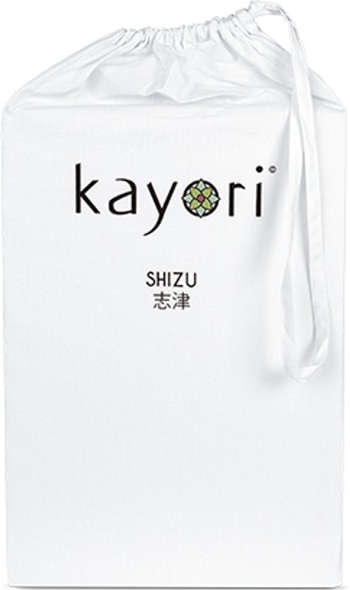 Kayori Shizu Molton Split-Topper-Spannbetttuch – 180 x 200–220 cm – Matratzenschoner – Bio-Baumwolle – Weiß