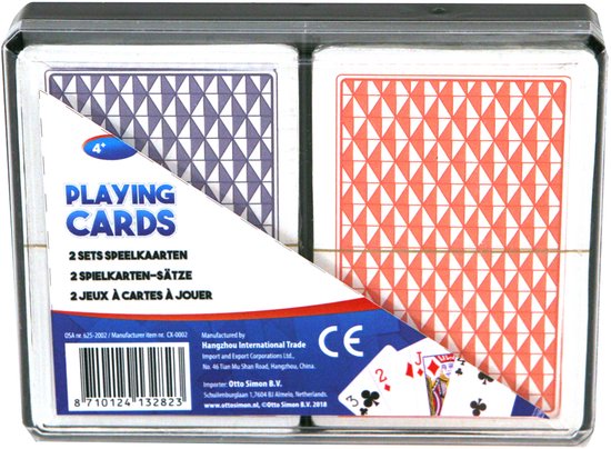 2er-Set Spielkarten in einer Schachtel – Kartenspiel