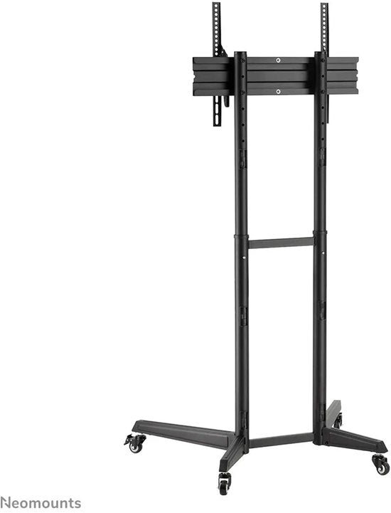 Neomounts FL50-540BL1 mobiler TV-Bodenständer – 37–70" – Höhenverstellung 128,5–145 cm – schwarz