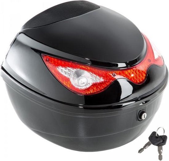 tectake - Motorradkoffer, Gepäckkoffer, Rollerkoffer 22 Liter - 401630