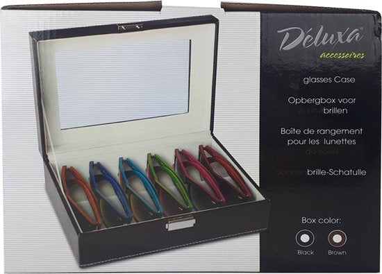 Deluxa Gläseraufbewahrungsbox - Aufbewahrungsbox - Aufbewahrungsschrank - 6 Gläser