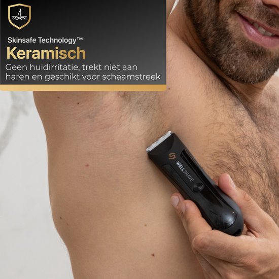 Wellshave Bodygroomer Men PRO - Body Trimmer Men - Rasierer für Schambereich & Körper