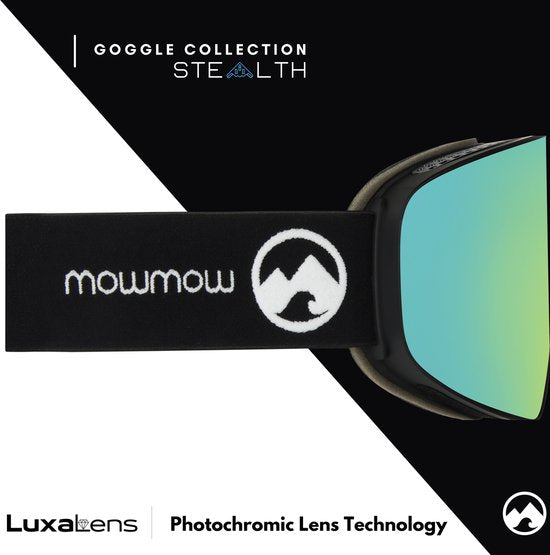 MowMow STEALTH Skibrille - Photochromatische Gläser - UV400 - Damen - Herren