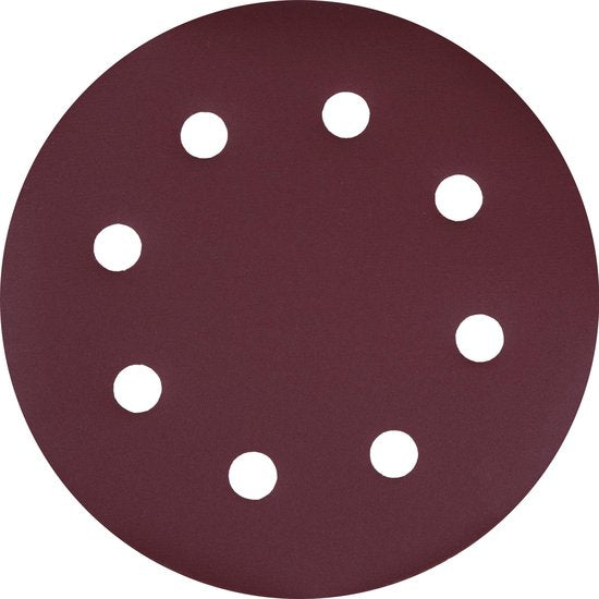 VONROC Schleifpapier-Set - 180MM - 25 Stück - Für Schleifmaschinen - Inkl.
