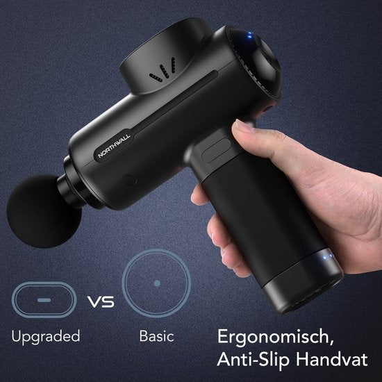 Northwall Massage Gun PRO - Professionell - Sport und Entspannungsmassagegerät - Schwarz