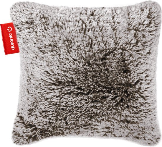 Auronic Heizkissen - Teddy - 45x45 - Wiederaufladbar - Elektrisches Kissen - Infrarot - Grau