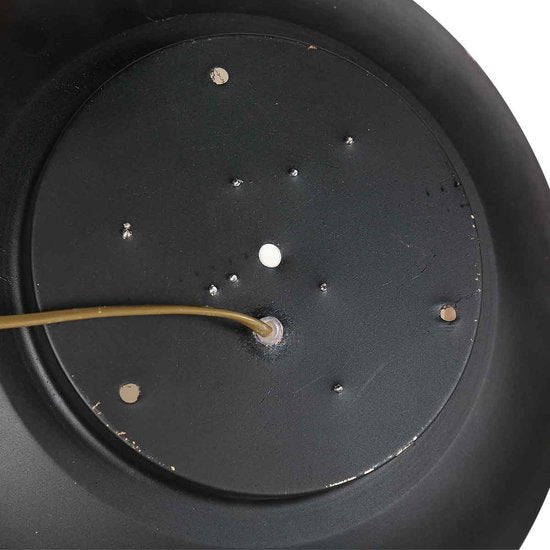 Deckenleuchte, schwarz mit goldenen Details, 3-stufig dimmbar, Kunststoff und Metall – Brotke 4127ZW – Steinhauer