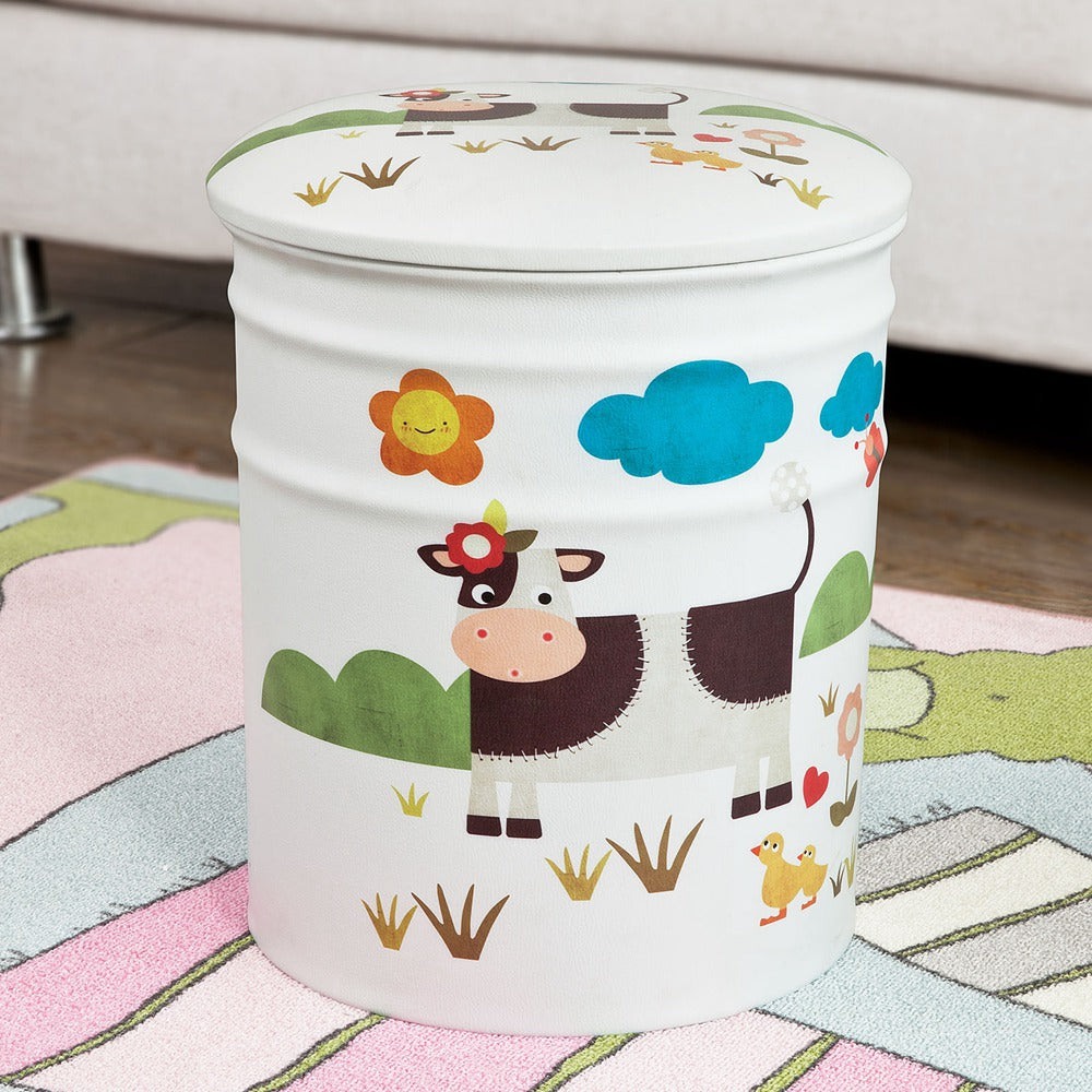 SoBuy Panca Aufbewahrungshocker, 2er-Set – gepolstert – 37 x 30 x 30 cm