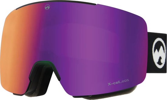 MowMow LOCAL Skibrille Männer L/XL + Extra Scheibe - Magnetisch - Bio-Frame - R-Strap - UV400
