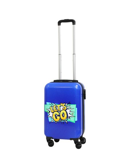 Suiteble - Handgepäckkoffer - inkl. Packgurte & Zahlenschloss - 28 Liter - 54 x 33,5 x 21,5 cm - Blau