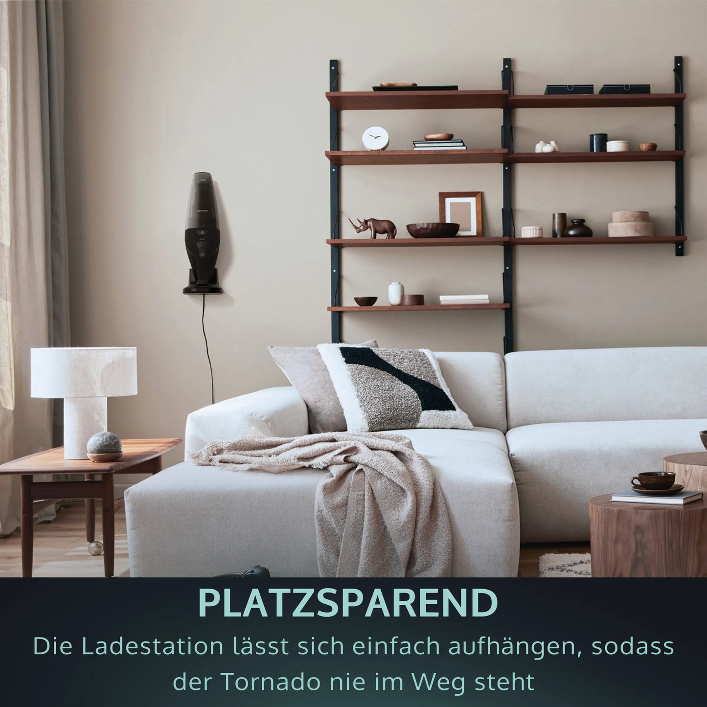 JAP Appliances - All-in-One Handstaubsauger - Nass- und Trockenschmutz - Kabellos - Schwarz